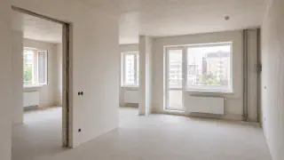 Помещение после демонтажа и уборки